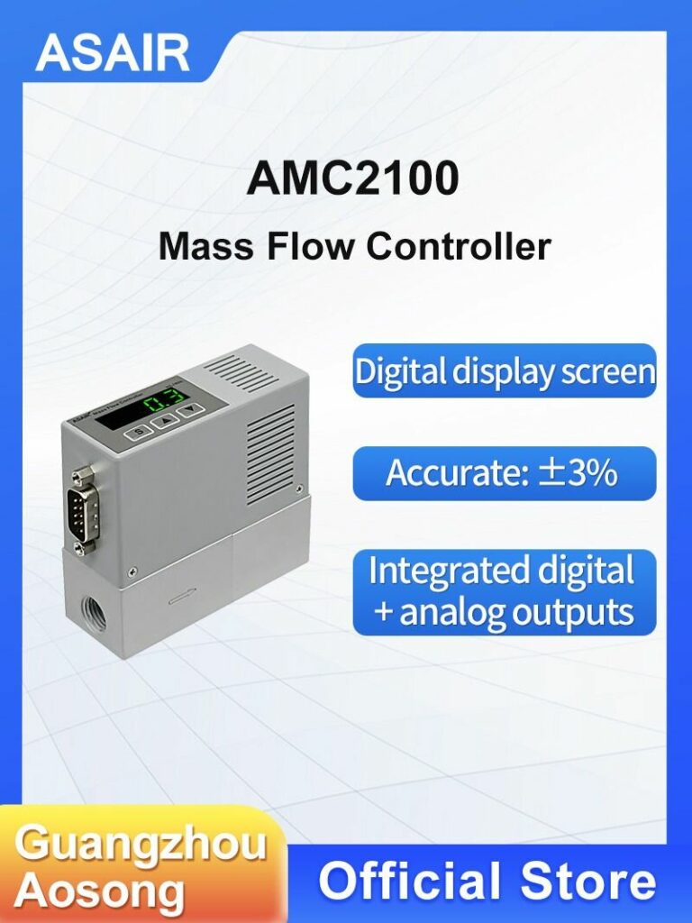 AMC2100-4545280230 ASAIR — расходомер или регулятор расхода, 500 м, RS485