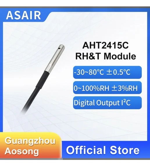 AHT2415C ASAIR — Датчик температуры и влажности AHT2415C