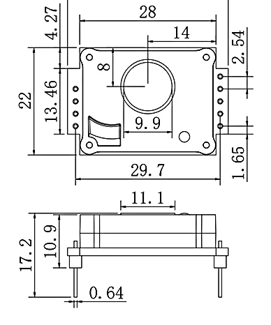 ACD1200 — габаритный чертеж