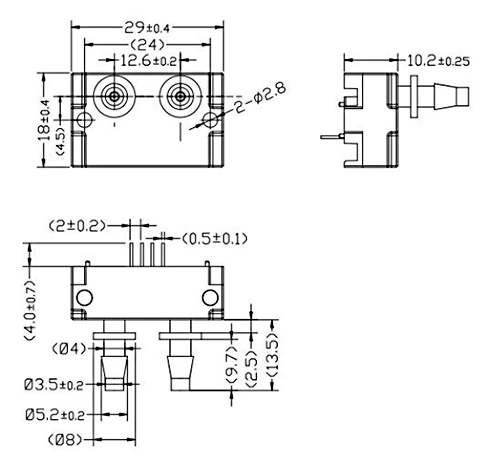 ADP910 — габаритный чертеж